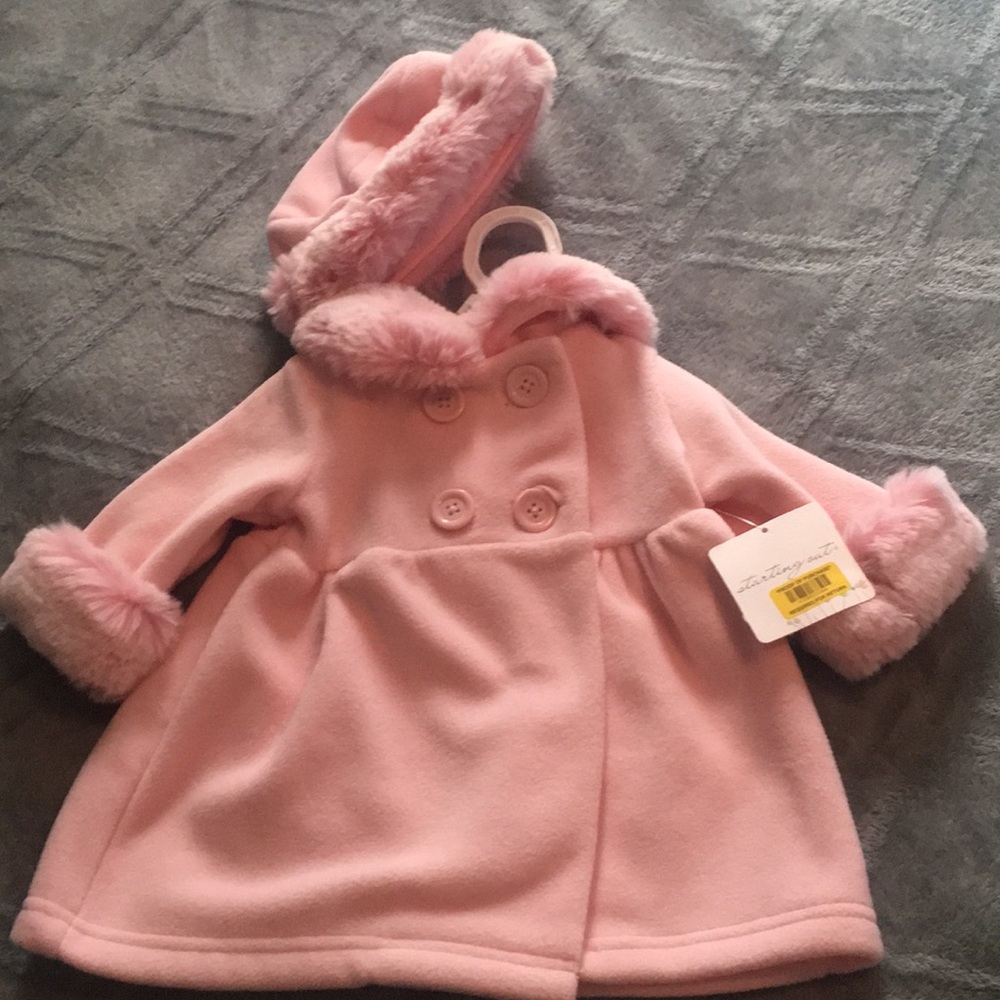 Infant coat and hat